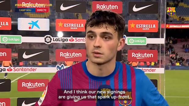 Pedri gives credit to the new signings